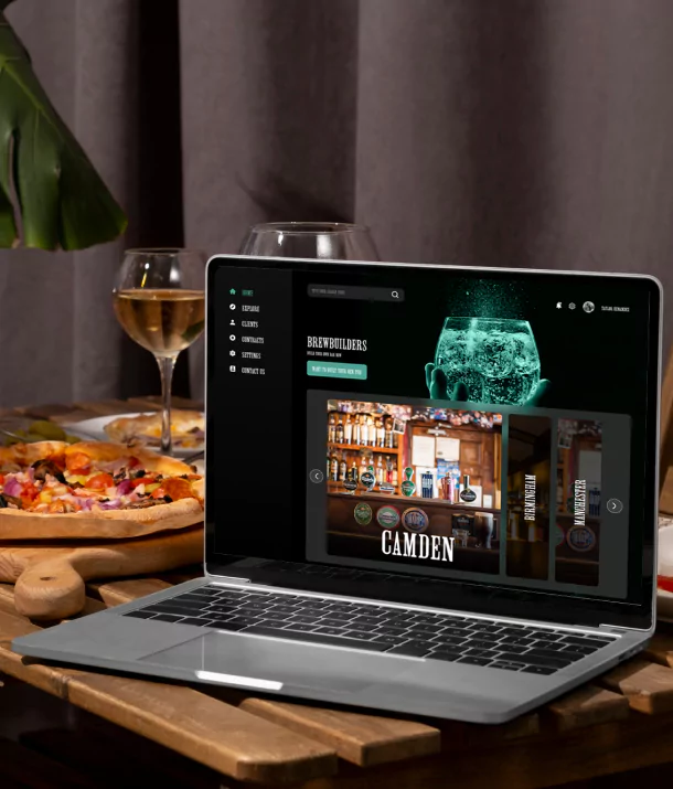Bar Interior Design Web App Case Study Image